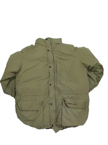 90s 몽벨 구형 로고 다운 자켓 L 베이지