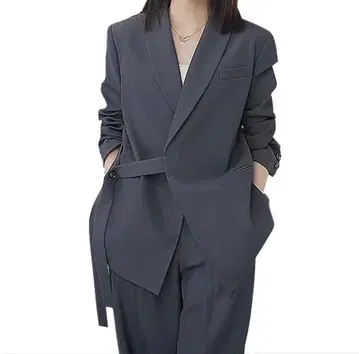 그레이 블레이저 셋업