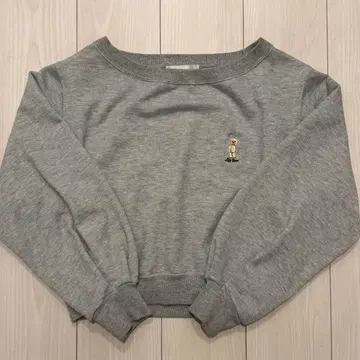 [ LILY BROWN ] 원숄더 리본 맨투맨