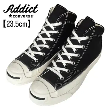 컨디션 최상 컨버스 23.5 에딕트 잭 퍼셀 MID 비브람 블랙