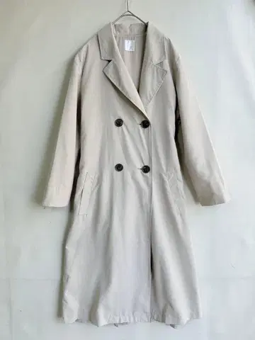 드레스킵 여성용 플리츠 트렌치코트 베이지 M 월드