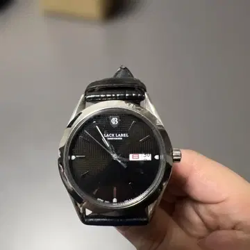 BLACK LABEL 아날로그 시계 블랙