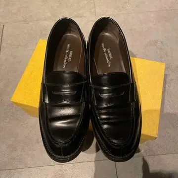 REGAL 리갈 V085 가죽 신발 코인 로퍼 24.5cm 블랙