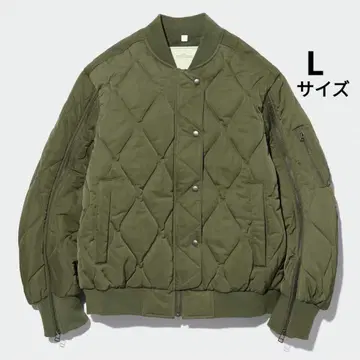 GU 퀼팅 블루종 rokh 올리브 L