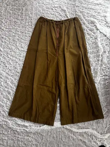 ventblank 코튼 와이드 팬츠