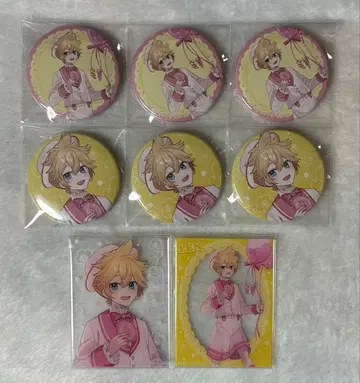 벚꽃 파티 카가미네 렌 아크릴 카드 캔뱃지