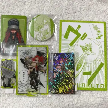 치아쿠타 복권 메이트 리요우 트레이딩 카드 아크릴 스탠드 캔뱃지