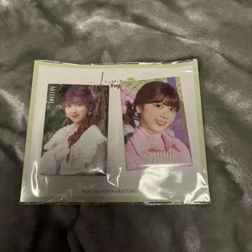 NiziU 시즌 그리팅 2022 미이히 스퀘어 캔 배지 세트