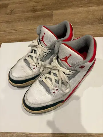 Jordan 스니커즈 화이트/레드