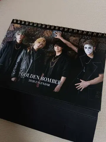 골든 폭격기 금폭 탁상 달력 2026 키야부 유타 투어 굿즈