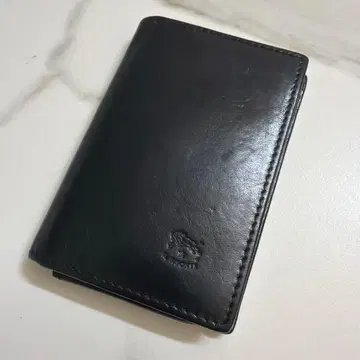 IL BISONTE 명함지갑 가죽 일비종떼 블랙