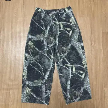 WISH FOR EVER 카모플라쥬 와이드 팬츠