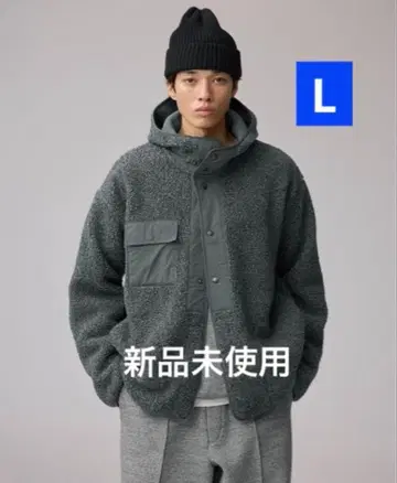 GU 보아 플리스 스냅 후드티 ENGINEERED GARMENTS