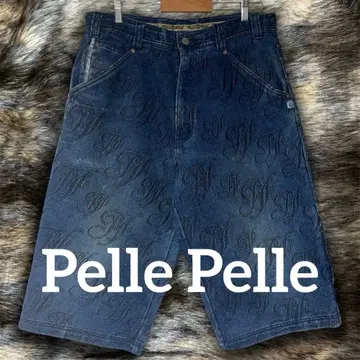 90s PELLE PELLE 하프 배기 모노그램 US 정품 당시 물건