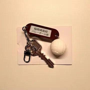 하이큐 이나리자키 트레이딩 고등학교 이름표기 열쇠 참 키링