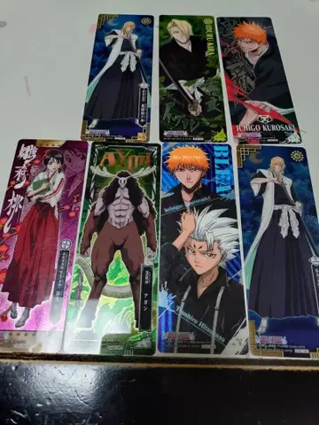 BLEACH 클리어 책갈피 세트