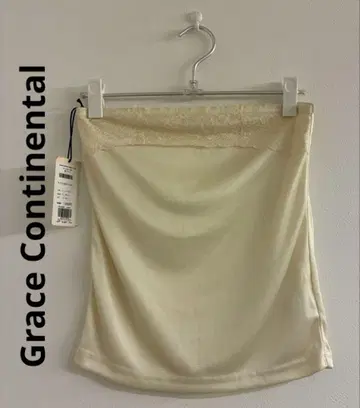 Grace Continental 그레이스 호일 프린트 레이스 베어탑 36