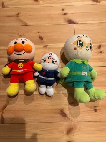 호빵맨 봉제 인형 세트