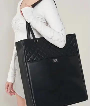 Darich 퀼팅 멀티 토트백 블랙 BLK