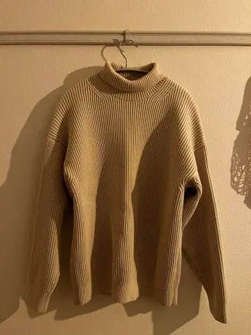 AURAlEE 오라리 하이넥 니트 아이보리