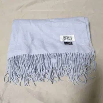 LUCIANO SOPRANI 캐시미어 100% 스톨 라이트 블루