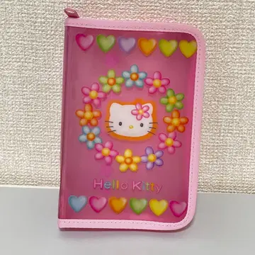 초레어 미사용 당시 물품 헬로키티 통장 케이스 1997년 카오하나