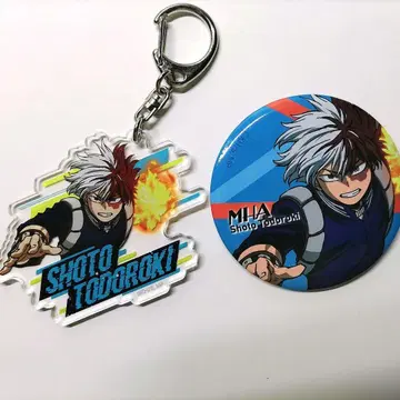 토도로키 쇼토 아크릴 키링 배지 세트
