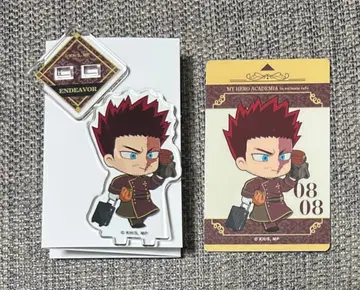 히로아카 애니카페 아크릴 스탠드 & 플레이트 카드 엔데버