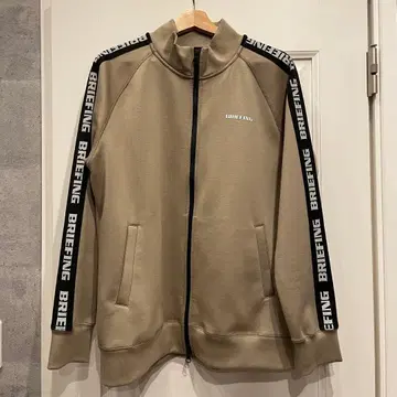 BRIEFING 브리핑 풀 지퍼 자켓 블루종 베이지