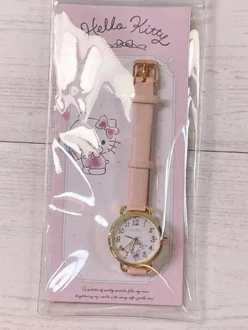 헬로키티 손목시계 하트침 워치 G 산리오 핑크