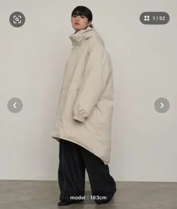 NOGLE 몬스터 충전솜 코트 베이지