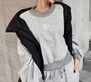 DIANTE 그레이 맨투맨