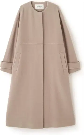 NATURAL BEAUTY BASIC 형태 노카라 롱 코트