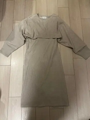 새상품급 CIAOPANIC TYPY 긴팔 레이어드 롱 원피스