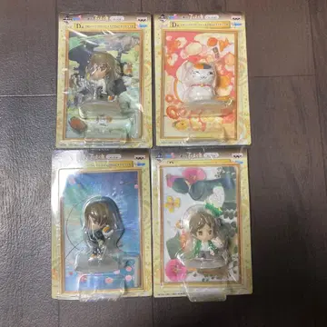 제일복권 나츠메 우인장 ~시간의 기억~ D상 치비큥 캐릭터 전 4종 세트