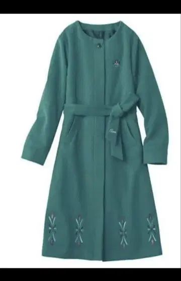 자수 장식 프린세스 라인 코트 겨울왕국 벨메종 코트 안나 겨울왕국 안나