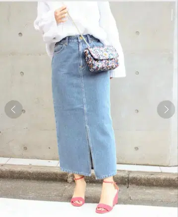 스픽 앤 스팬 썸씽 데님 스커트