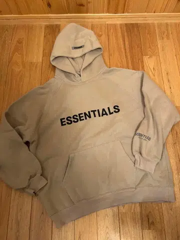 베이지 후드티 L 사이즈
