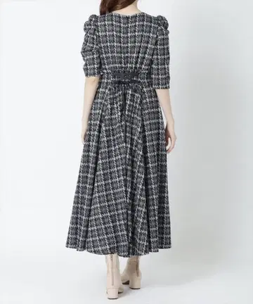 [ WILL SELECTION ] 라메 트위드 서큘러 원피스