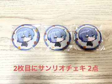 니지산지 폴라로이드 캔뱃지 마네키네코 가을날 산리오 코야나기 로우