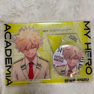 나의 히어로 아카데미아 바쿠고 카츠키 아크릴 스탠드 캔뱃지 세트