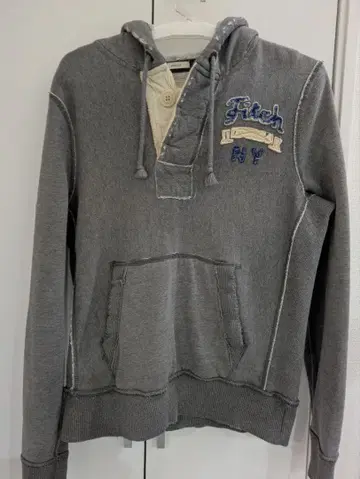 [ Abercrombie & Fitch ] 그레이 후드티 아바클로