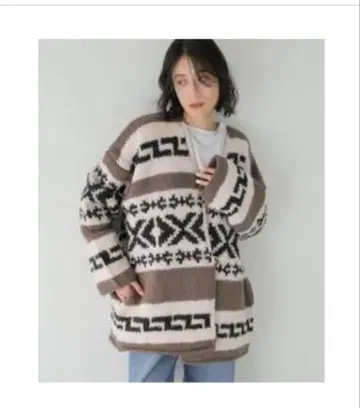 THE SHINZONE 카우친 니트 가디건