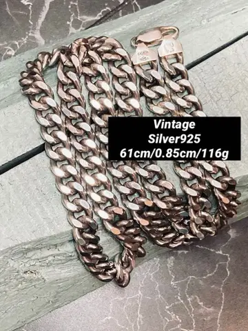 [2-E] Silver925 / 61cm / 116g 키헤이 목걸이