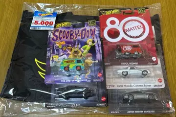 핫휠 팝 컬처 5대 세트 토트백 포함