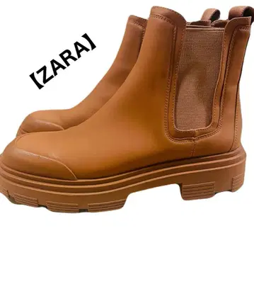 [ ZARA ] 브라운 체스터 부츠