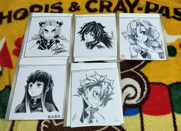 귀멸의 칼날 ufotable cafe 색지 5