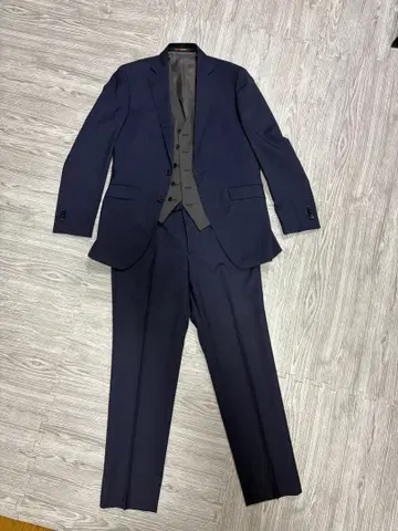 새상품급 오리히카 정장 세트 네이비 클리닝 완료 175cm