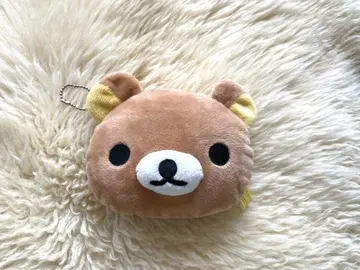 [ 미사용 ] 리락쿠마 봉제 인형 패스케이스 파우치