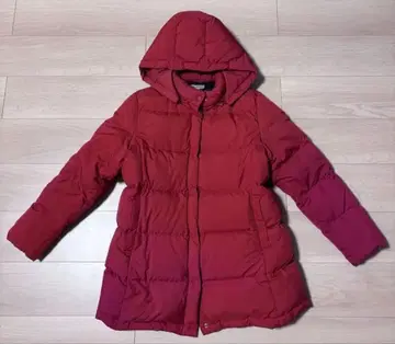 새상품급 Portland 후드 부착 다운 자켓 빨간색 4